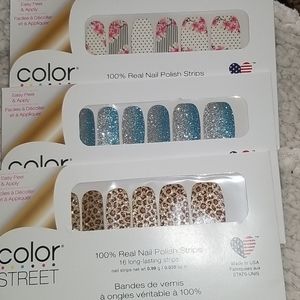 Set of 3 retired color street shades